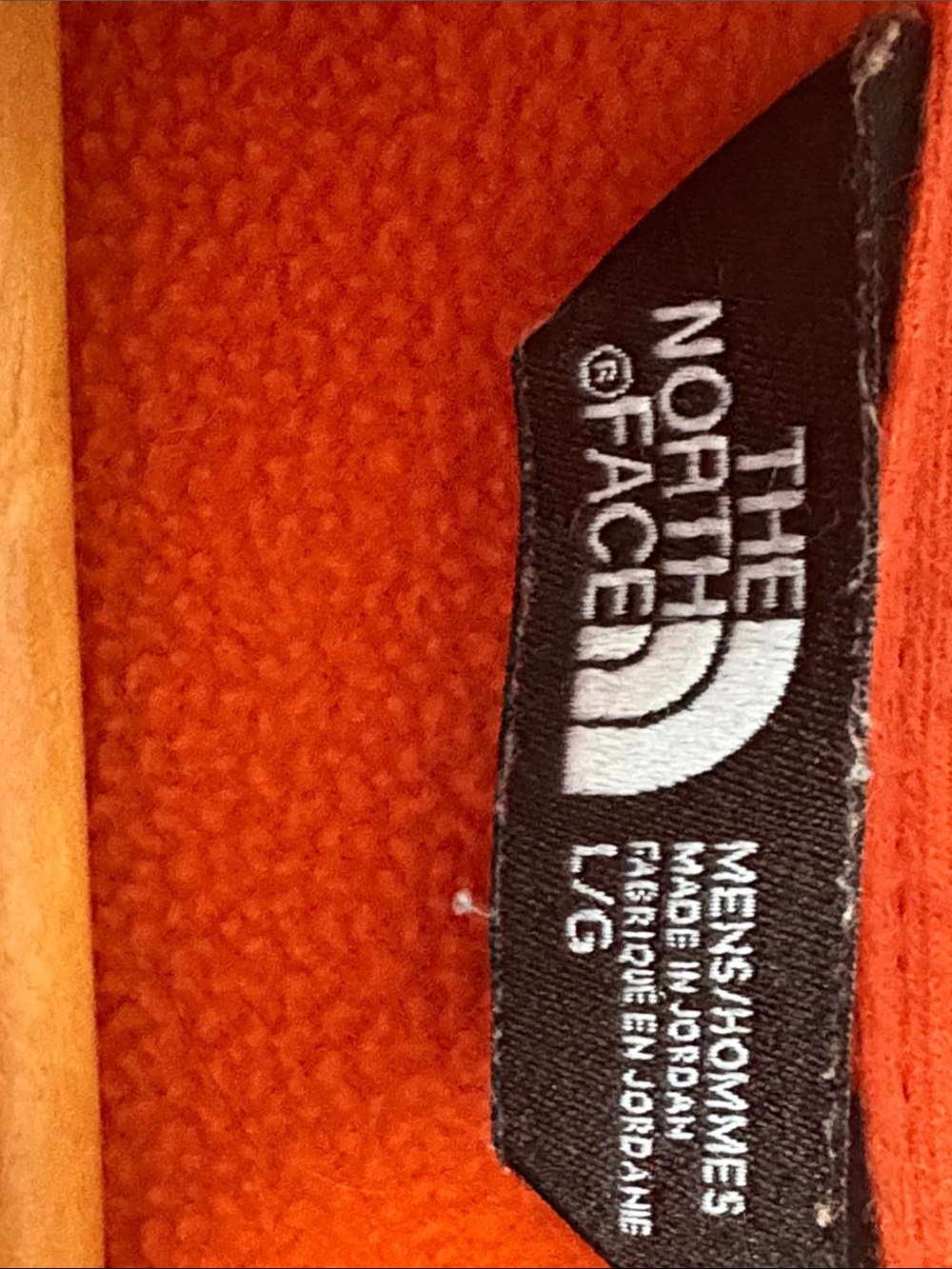 The North Face Men’s Orange Full-Zip Performance Fleece Jacket - Picture 3 of 7